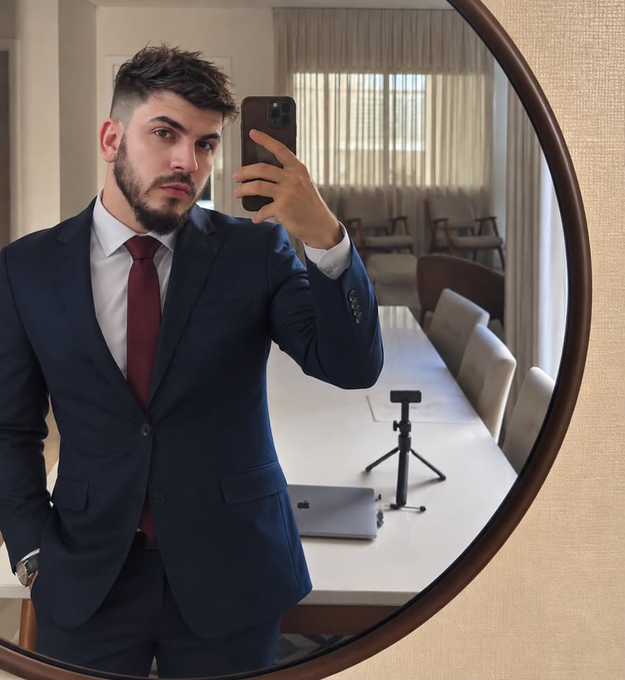 Retrato de Enéas Júnior, advogado responsável pelo escritório.